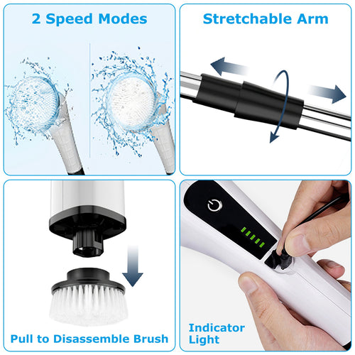 Electric Spin Scrubber – Effortless Deep Cleaning in Minutes
