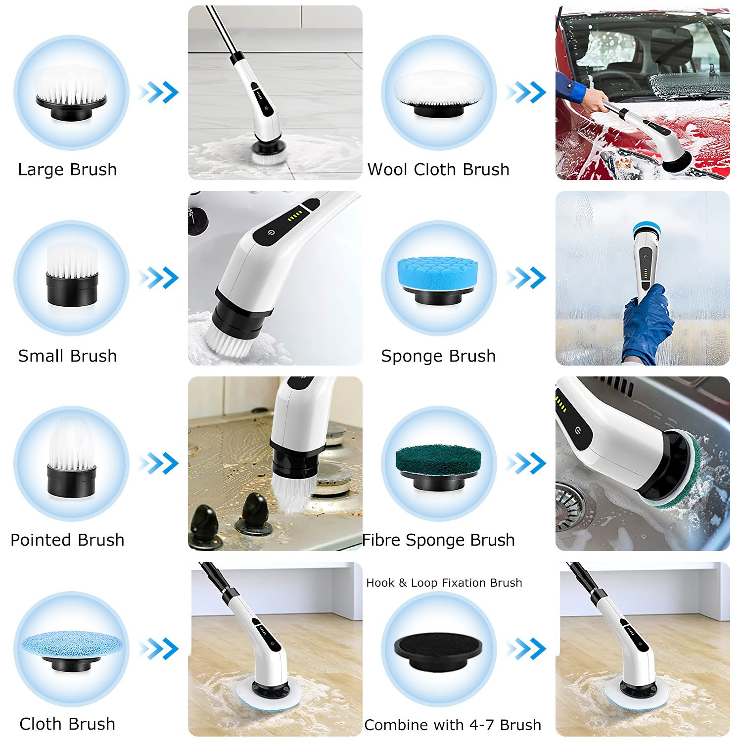 Electric Spin Scrubber – Effortless Deep Cleaning in Minutes