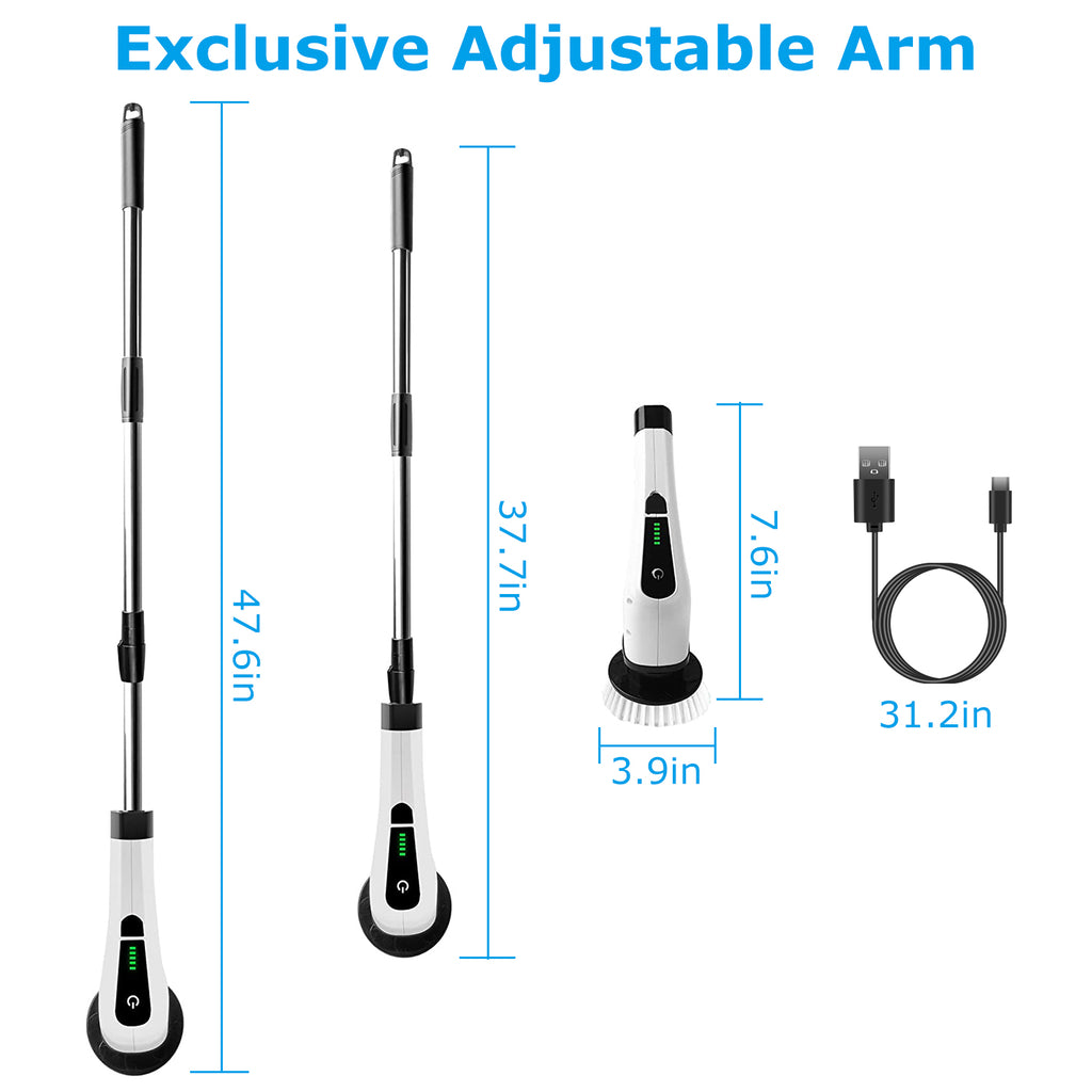 Electric Spin Scrubber – Effortless Deep Cleaning in Minutes